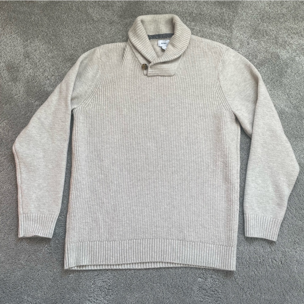 Old Navy Cozy Shawl Collar Sweater
